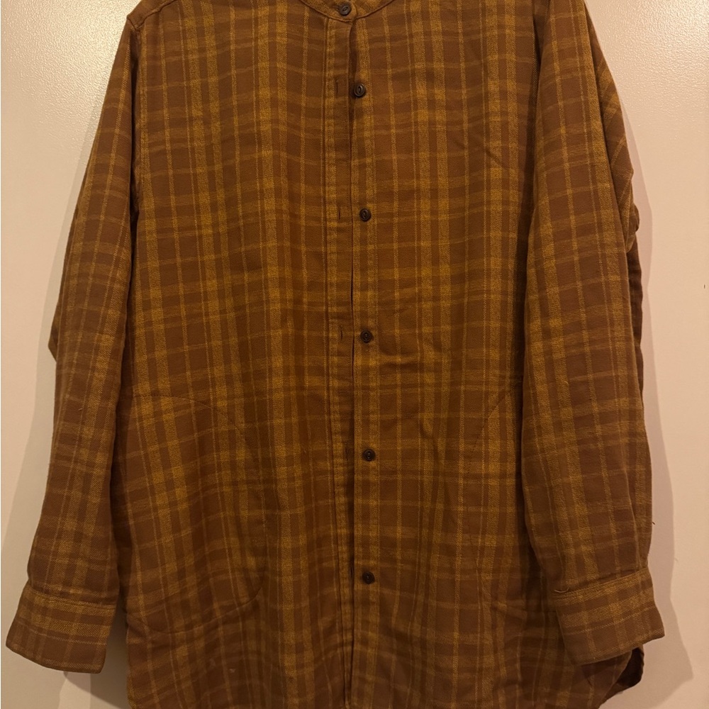 Mountain Hardwear Women’s Mustard Plaid Flannel